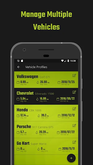 Fuel Usage Tracker Screenshot 3