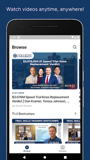 Trial Lawyers University Screenshot 0
