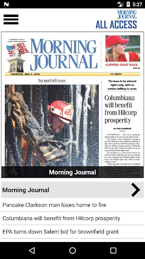 Morning Journal All Access Screenshot 0