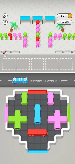 Color Bus Out Screenshot 1
