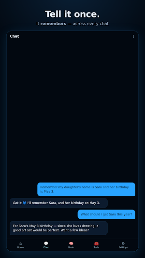 Mother AI: Private AI Screenshot 1