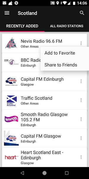 Scotland Radio Stations Screenshot 1