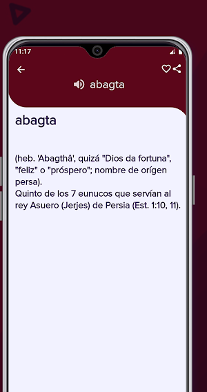 Diccionario Bíblico Screenshot 1
