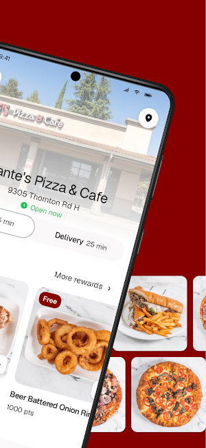 Dantes Pizza & Cafe Screenshot 1