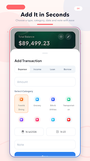 Money Tracker Screenshot 3
