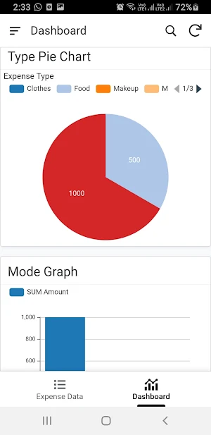Expenses Screenshot 1