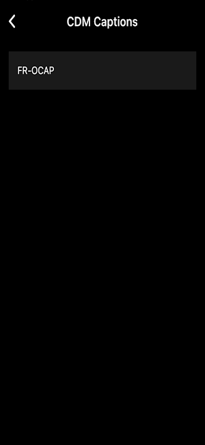 CDM Captions Screenshot 1