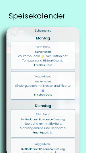 meineschulmahlzeit Screenshot 3