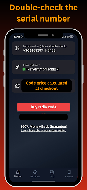Fiat Alfa Radio Code - Instant Screenshot 1