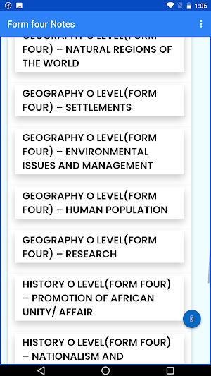 Form 4 Notes (All subjects) screenshot 1