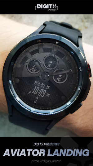 Av Landing Hybrid Watch Face Screenshot 3