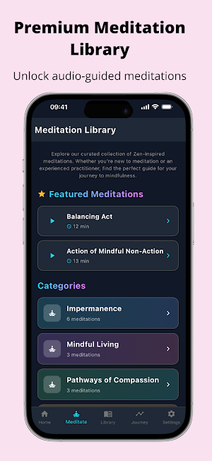 Zen Quotes Koans & Zazen Timer Screenshot 2