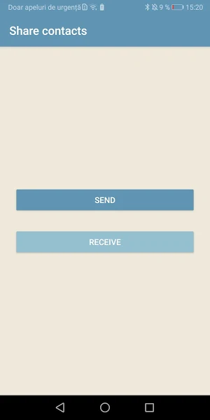 Share contacts Screenshot 3
