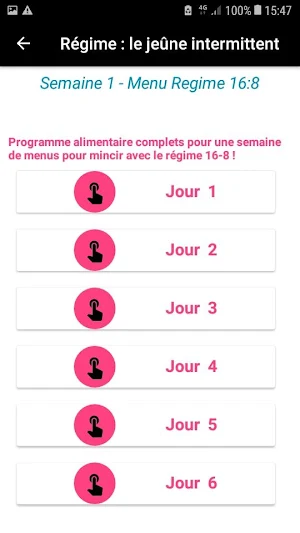 Régime jeune intermittent pour perdre du poids Screenshot 2
