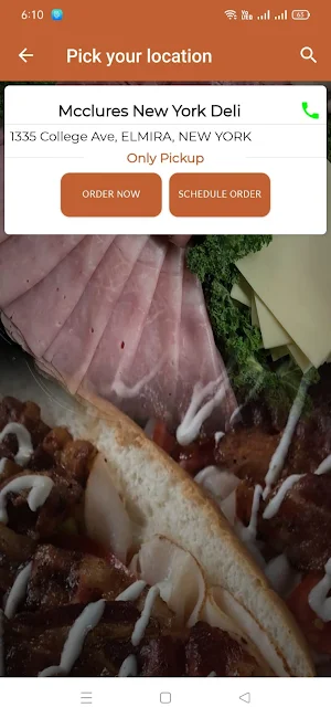 McClure's NY Deli Screenshot 2