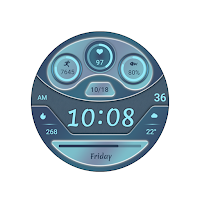 Dreamy Blue Shape For Wear OS