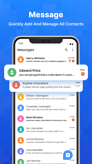 Messages: Text, SMS & MMS Screenshot 1