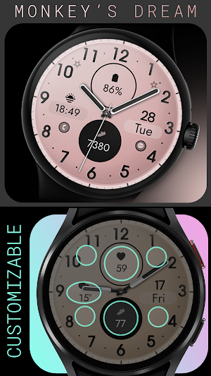 Elegant Rose Gold watch face Screenshot 0