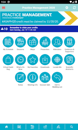 ASA My Meeting app Screenshot 1