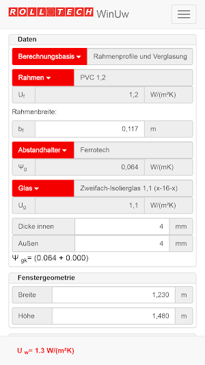 WinUw ROLLTECH Screenshot 0