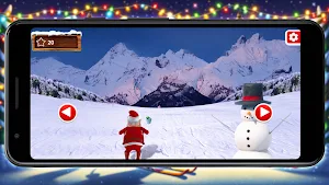 Santa Ski: Festive Gift Rush Screenshot 3