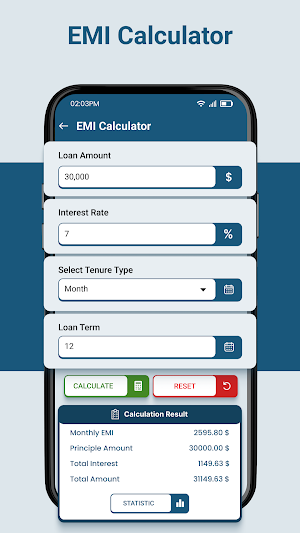 Loan Emi Calculator Screenshot 1