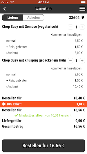 Wok'n Kebup Screenshot 1