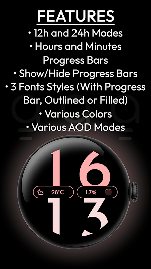AD TimeRise - Watch Face Screenshot 3