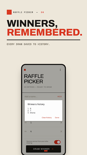 Raffle Picker Screenshot 3