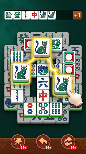 Mahjong Tile - Collect Cats Screenshot 1