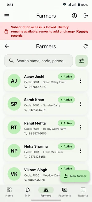 DairyFlow - Dairy Milk Record Screenshot 3