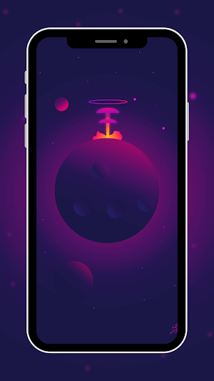 Purple Wallpaper Screenshot 3