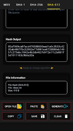 Hash Generator Screenshot 0