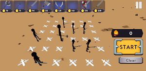 Stickman Orcs Battle Simulator Screenshot 0