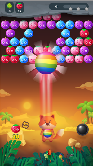Fruit Candy - Bubble Shoot Screenshot 1