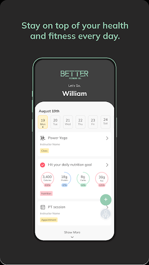 Better Fitness Online Screenshot 0