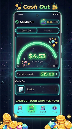 MintPoll: Games & Cash Rewards Screenshot 2
