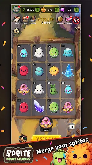 Sprite Merge Legends Screenshot 1
