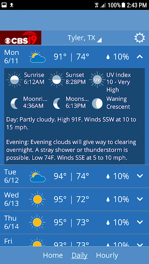 KYTX Weather Screenshot 1