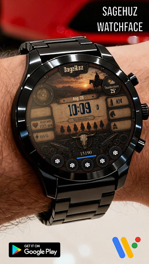 A132 Cowboy Game watchface Screenshot 2