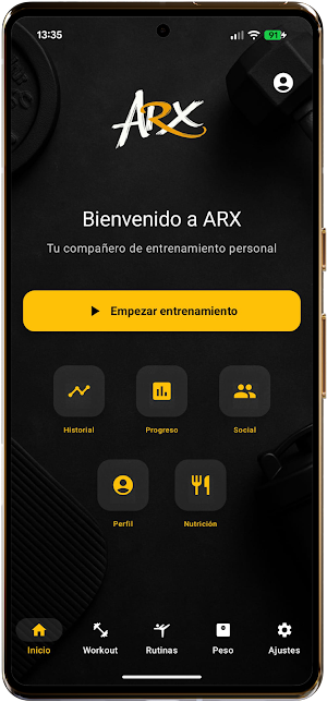 ARX: Entrenamiento y Nutrición Screenshot 0