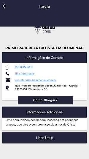 Shalom Igreja Screenshot 2
