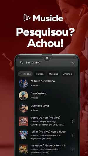 Musicle - Stream e Player MP3 Screenshot 2