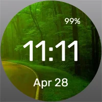Forest Road - Watch Face