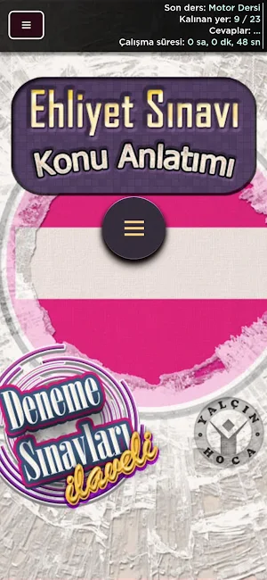 Ehliyet Sınavı Konu Anlatımı Screenshot 0