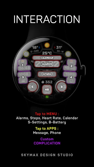 Inferno Watch Face Screenshot 3