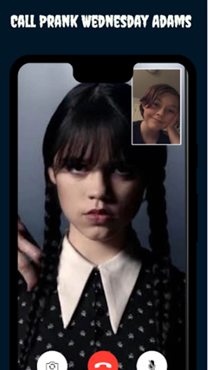 Wednesday Adams call prank Screenshot 3