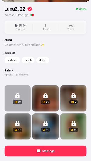 FeetGet - Buy & Sell Screenshot 2