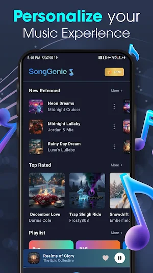 SongGenie: AI Music Generator Screenshot 1