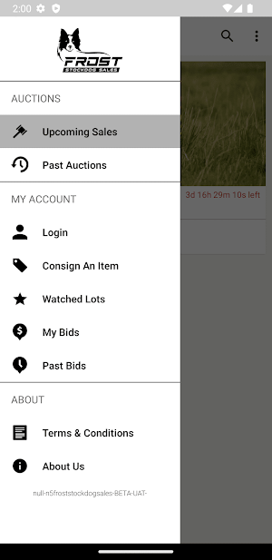 Frost Stockdog Sales Screenshot 3